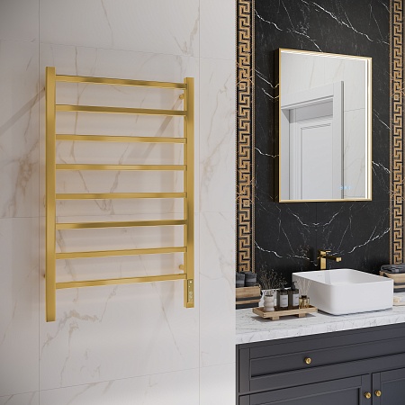 Ватикан П8 500х850 Электро Полотенцесушитель TERMINUS Брашированное золото Новороссийск - фото 3 Ватикан П8 500х850 Электро Полотенцесушитель TERMINUS Брашированное золото Новороссийск - фото 3